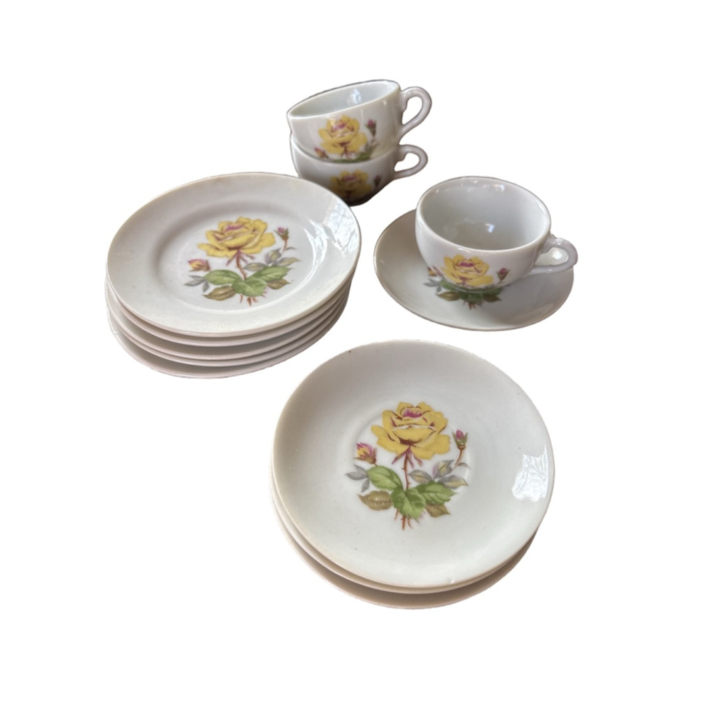 Unisex Unbranded Child’s Dinnerware Set One Size White Yellow